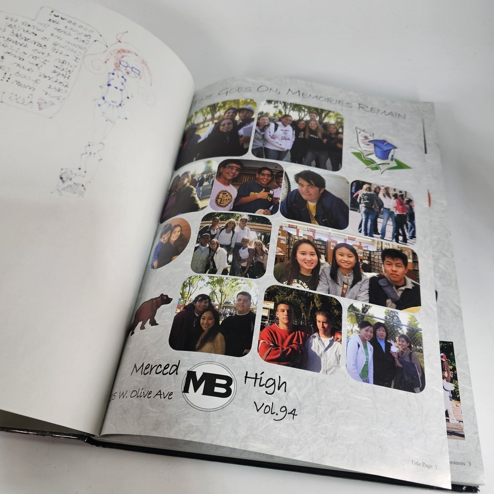 Merced High School Yearbook 2004 Merced, California Central Valley Y2K - Picture 4 of 5